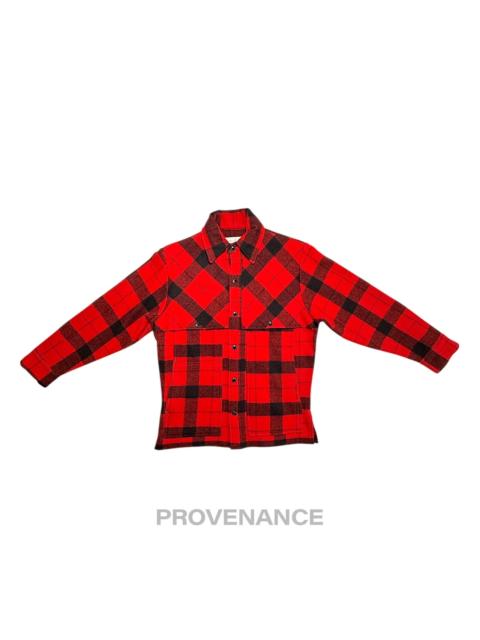 FILSON Filson Mackinaw Wool Cape Coat - Red/Black Plaid S 38
