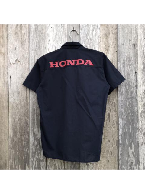 Other Designers Honda - Honda Button Up Shirt Big Logo