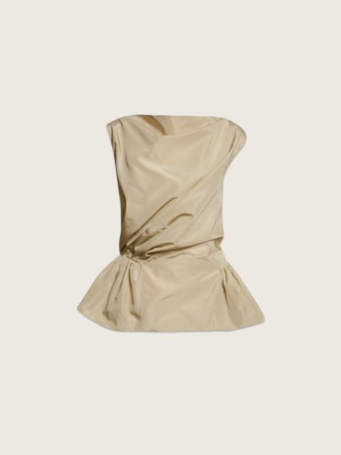Simone Rocha Draped Bind Peplum Top