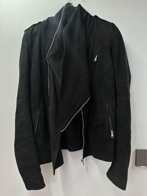 Rick Owens Rick Owens biker leather jacket