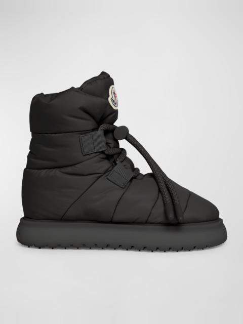 Gaia Nylon Lace-Up Snow Boots