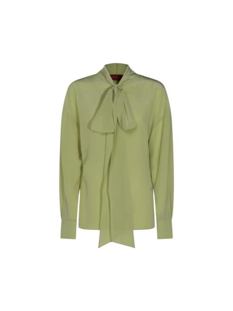 GUCCI Light Green Silk Shirt