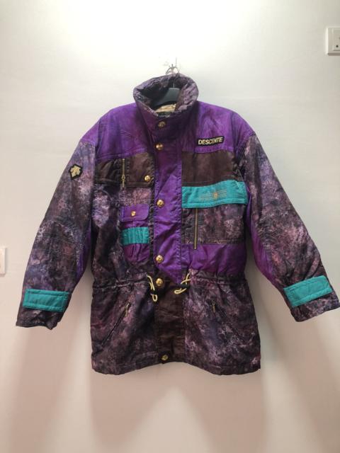 Other Designers Sports Specialties - Vintage DESCENTE Ski Jacket Hoodie Multicolour