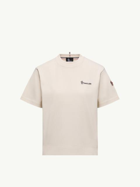 Moncler Grenoble Embossed Logo Cotton T-Shirt