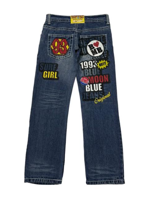 Hysteric Glamour 🔥BLUE MOON BLUE DAICOCK EVISU STYLE DENIM JEANS