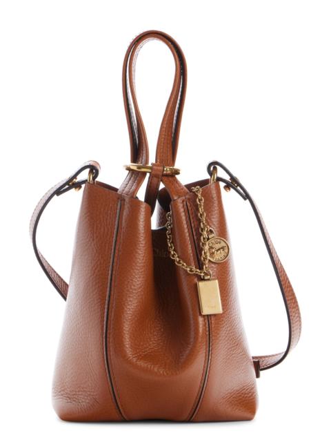 Chloé Chloé Small Spin Leather Crossbody Tote in 26M Clay Brown at Nordstrom
