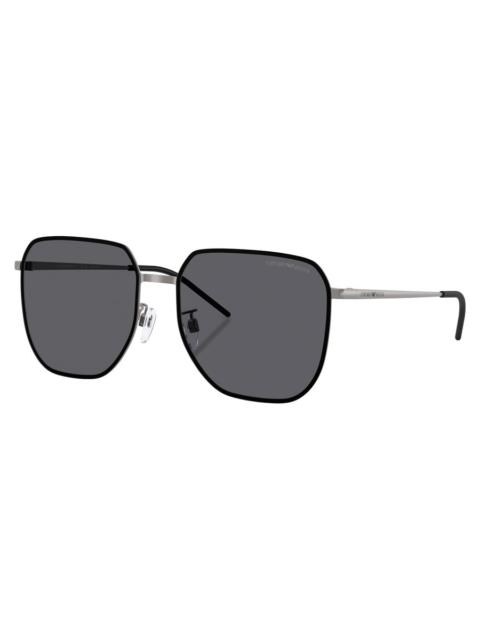EMPORIO ARMANI Emporio Armani Polarized Grey Sport Men's Sunglasses EA2135D 300381 60