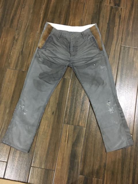 Other Designers Japanese Brand - Isamu Katayama Thrashed Distressed Tye Die Cropped Pants