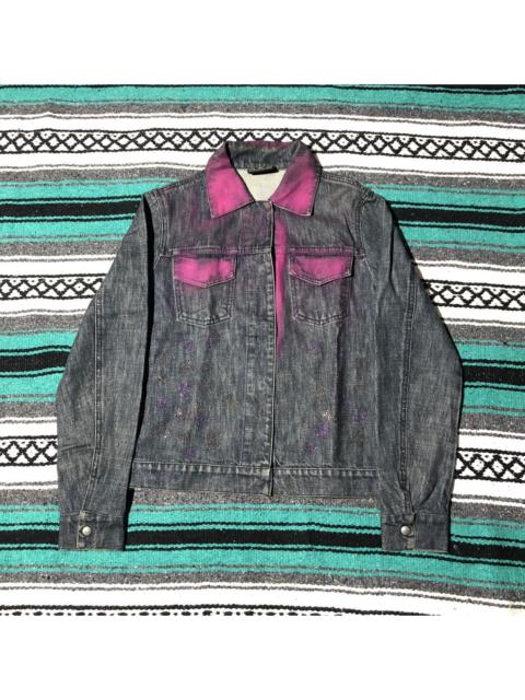 FENDI Fendi Splattered Denim Jacket