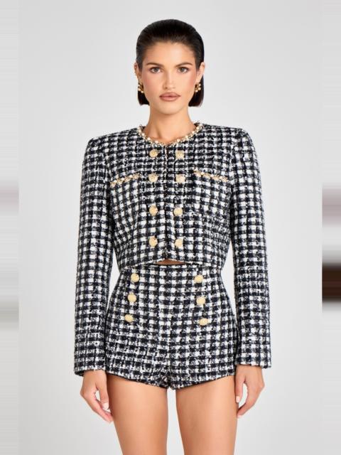 NADINE MERABI Remy Check Jacket