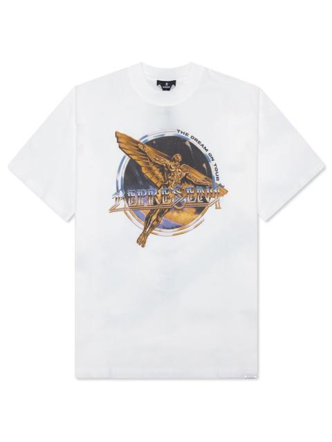 REPRESENT GOLDEN TOUR T-SHIRT - FLAT WHITE