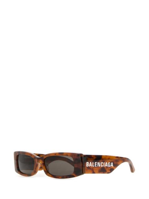 BALENCIAGA Balenciaga Women Printed Acetate Max Rectangle Sunglasses