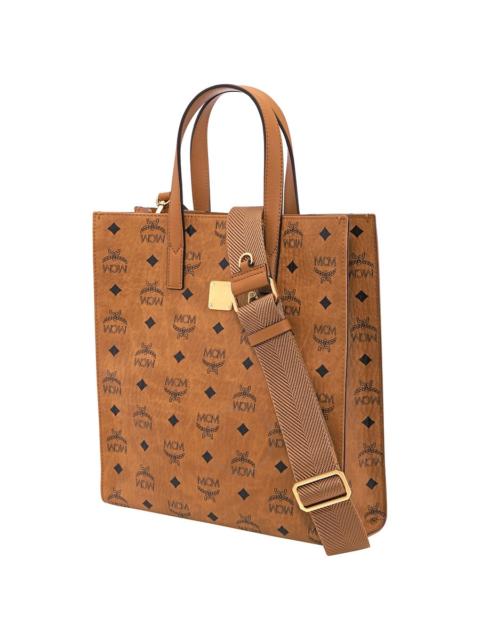 MCM MCM Ladies Fortuna Visetos Tote in Cognac
