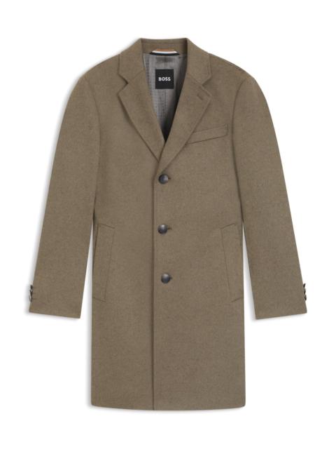 BOSS WOOL-CASHMERE COAT IN A SLIM FIT