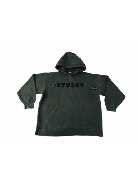 Other Designers Vintage - Vintage Stussy Baggy Hoodies Hype Spell Out Classic Logo