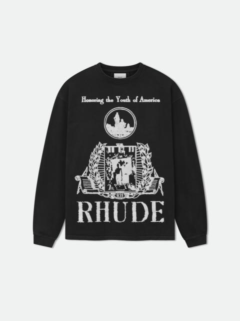 Rhude YOUTH OF AMERICA LS TEE