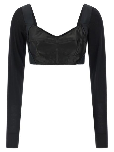 Dolce & Gabbana Dolce&Gabbana Women Bustier Crop Top