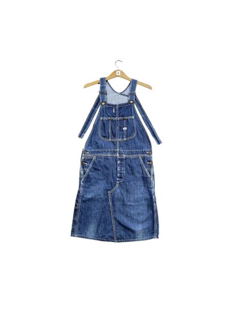 Other Designers Rare! Vintage Lee Union Made Denim Patina Overall Skirt