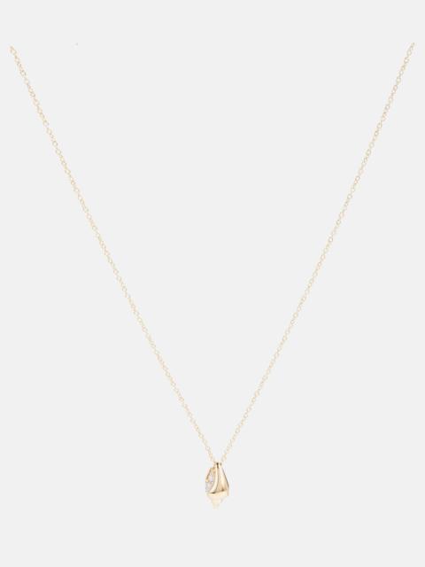SOPHIE BILLE BRAHE Conque D'or Diamant 18kt yellow gold necklace with diamond