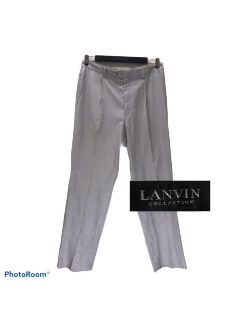 Lanvin Lanvin Classic Trouser Casual Checked Pants