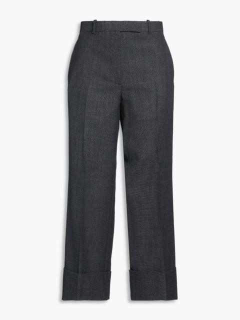 Thom Browne Cropped wool straight-leg pants