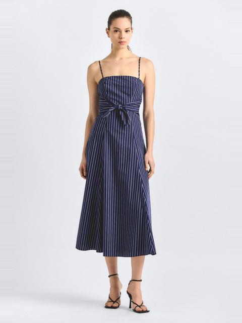 DEREK LAM 10 CROSBY ZANDRA TIE FRONT DRESS