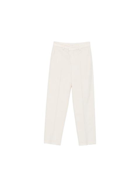 Brunello Cucinelli Brunello Cucinelli Neutrals Trousers - Straight Trousers Women