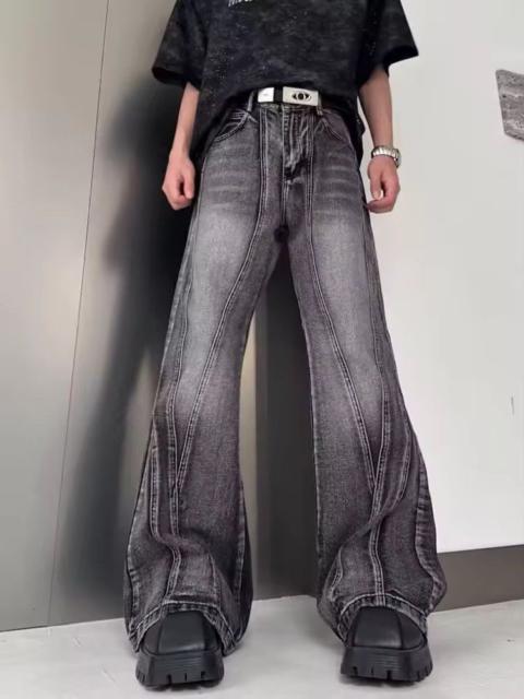 Other Designers Washed Wide-Leg Flare Jeans – Streetwear Y2K Techwear