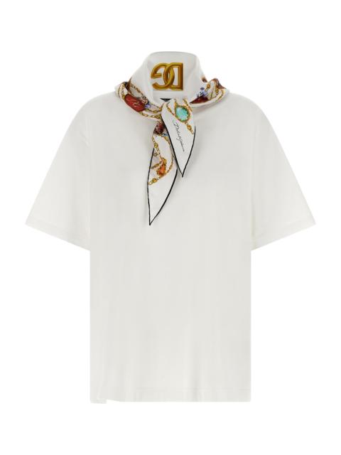 Dolce & Gabbana T-shirt With Scarf