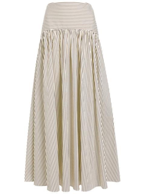 STAUD Staud Procida Striped Skirt