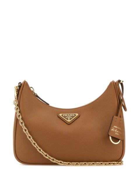 Prada Prada Women Camel Leather Re-Edition 2005 Shoulder Bag