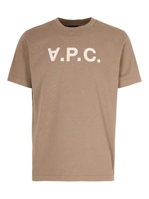 A.P.C. A.p.c. Logo-detail Crew-neck T-shirt