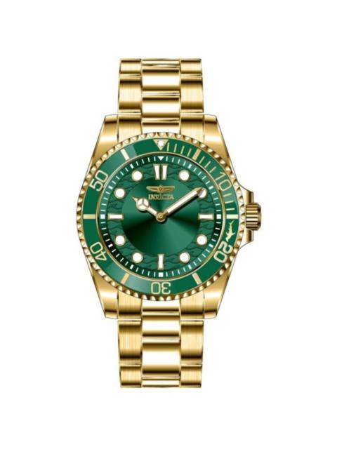 Other Designers Invicta Pro Diver Quartz Green Dial Men's Watch 49702
