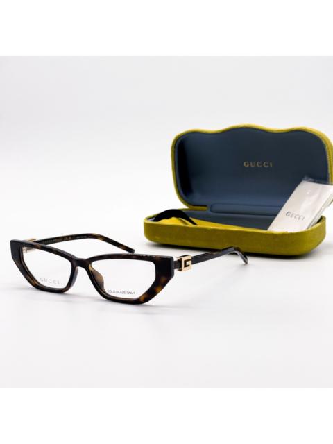 GUCCI NEW GUCCI GG1683O 003 EYEGLASSES WOMEN HAVANA EYEWEAR