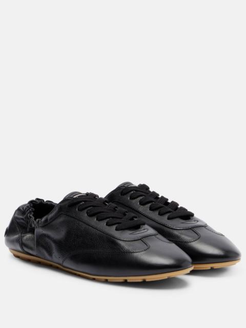 SAINT LAURENT Lewis leather sneakers