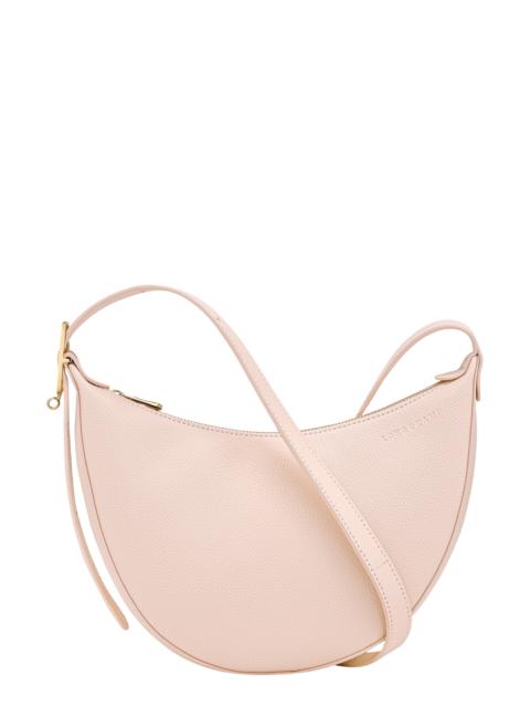 Longchamp Longchamp Le Foulonne Small Leather Crossbody Bag in Cream at Nordstrom