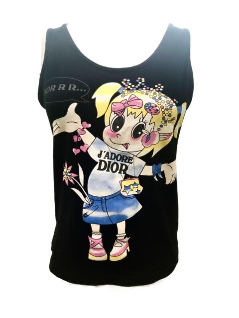 Dior Christian Dior 05SS Galliano era J'ADORE Dior cute Y2K girl sleeveless top