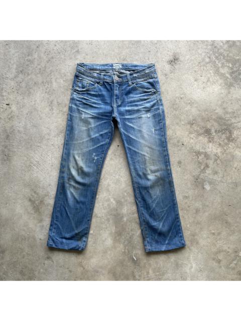 Other Designers Vintage - Vintage Star Tv Faded Denim Jeans Pants Nice Design