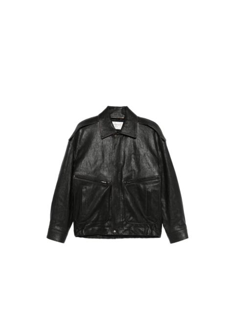 SAINT LAURENT Saint Laurent Black Jackets - Leather Jackets Women