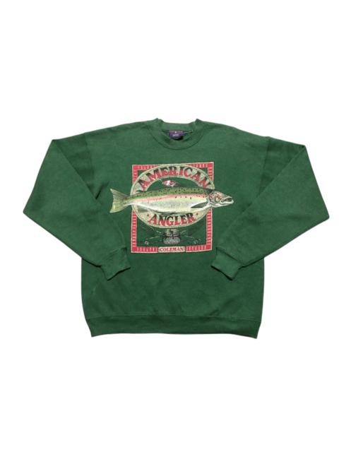 Other Designers Vintage 90s Coleman "American Angler" Crewneck Sweatshirt