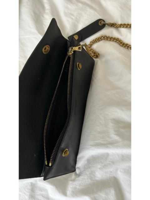 visvim FW15 . new . black veggie tanned leather brass chain wallet