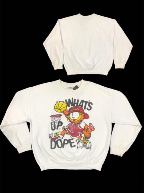 Other Designers Other - Y2K Garfield Parody Air Jordan Chicago Bulls Sweatshirt
