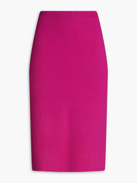 arch4 Honey ribbed cashmere skirt