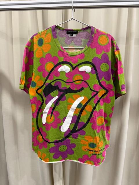 Comme Des Garçons Comme des Garçons CDG Rolling Stones Floral Short-Sleeve T-Shirt