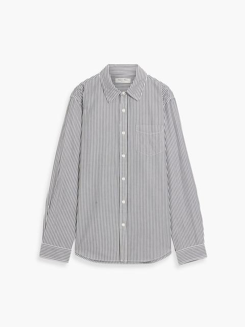 ALEX MILL Mill striped cotton-poplin shirt