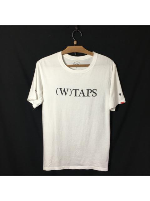 WTAPS Wtaps Visual Uparmored White Script Spellout  Tee