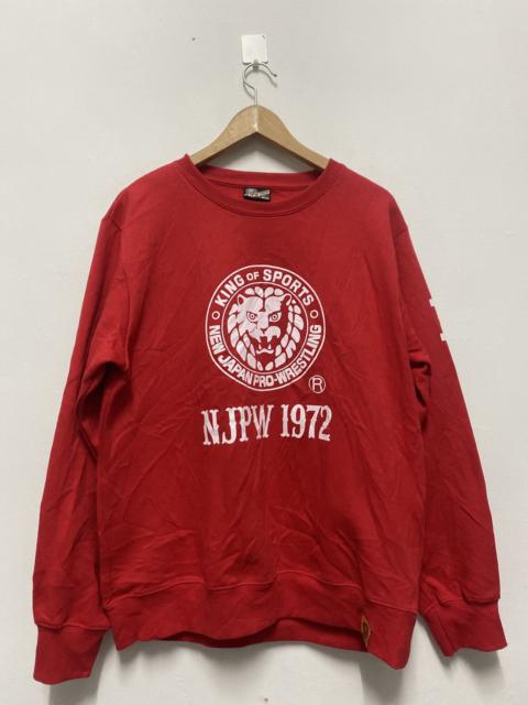 Other Designers Vintage - NJPW 1972 New Japanese Pro Wrestling Sweatshirt