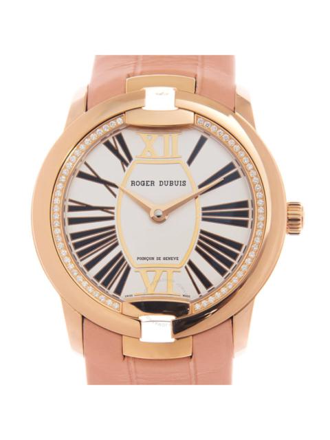 Other Designers Roger Dubuis Velvet Automatic Diamond White Dial Ladies Watch RDDBVE0033