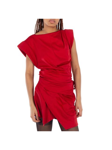 Isabel Marant Isabel Marant Ladies Red Maisan Draped Cotton T-Shirt