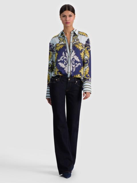 Alice + Olivia LANE OVERSIZED BUTTON DOWN